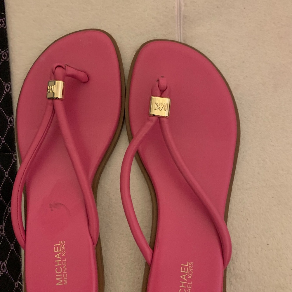 MK sandals pink